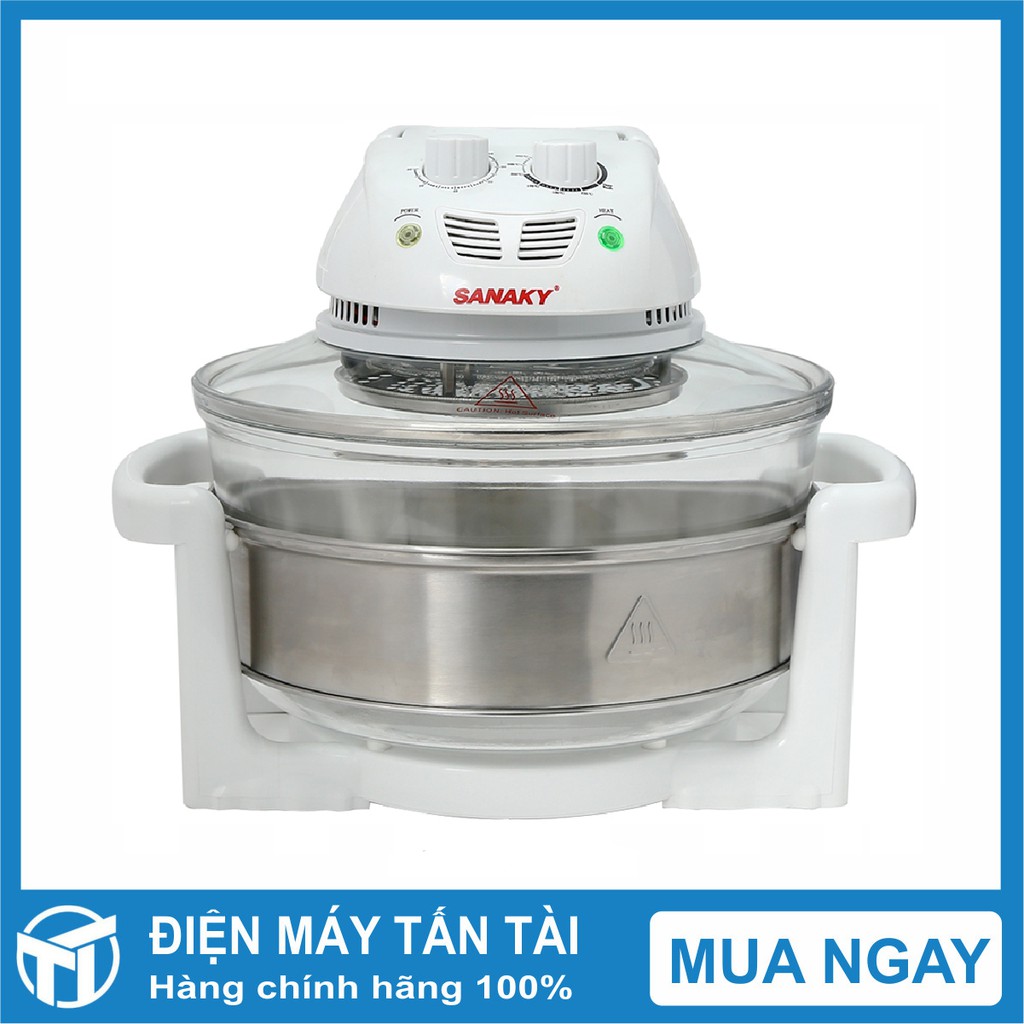 VH-188T --- NỒI NƯỚNG THUỶ TINH SANAKY VH-188T ,Công suất 1300 W, Dung tích 15 Lít, Quạt đối lưu Có, bảo hành 12 tháng