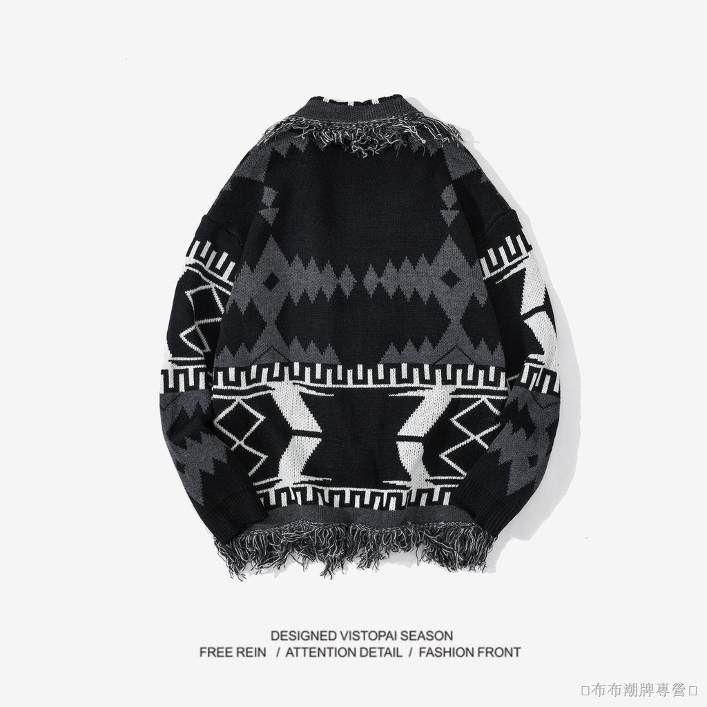 Áo Khoác Len Cardigan Dày Dặn Dáng Rộng Phong Cách Retro Nhật Bản Cho Nam Giới | BigBuy360 - bigbuy360.vn