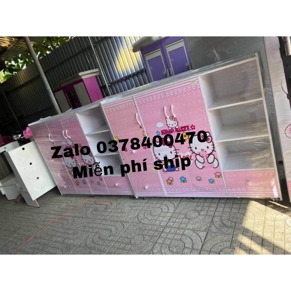 Tủ nhựa Đài Loan trẻ em/có kệ(1m45x1m25)