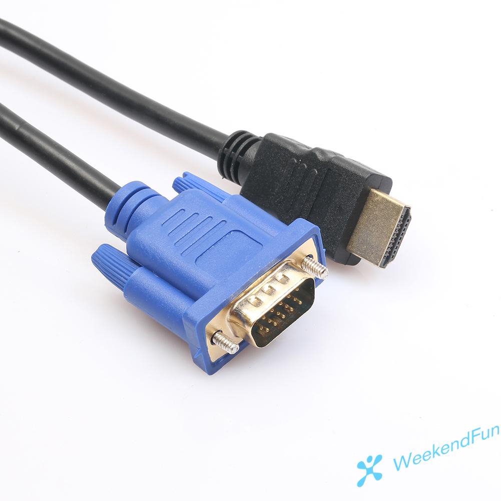 Cáp Chuyển Đổi Hdmi Sang Vga Hd 15pin 1080p 6ft