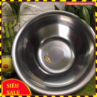 Bát inox rửa mặt dùng trong spa, size 22cm