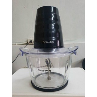 Máy xay thịt Lock&amp;Lock Meat Chopper EJM156BLK cổi thủy tinh siêu sang DrbStore