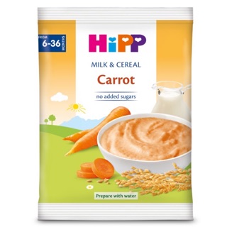 Bột sữa và rau củ dinh dưỡng HiPP (Cà rốt) 45g