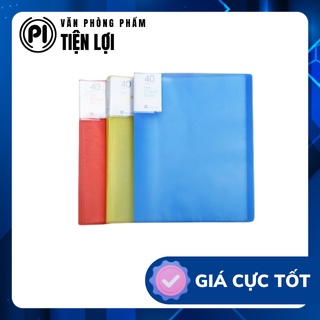 Bìa nhựa 20 lá 40 lá 80 lá 100 lá vc