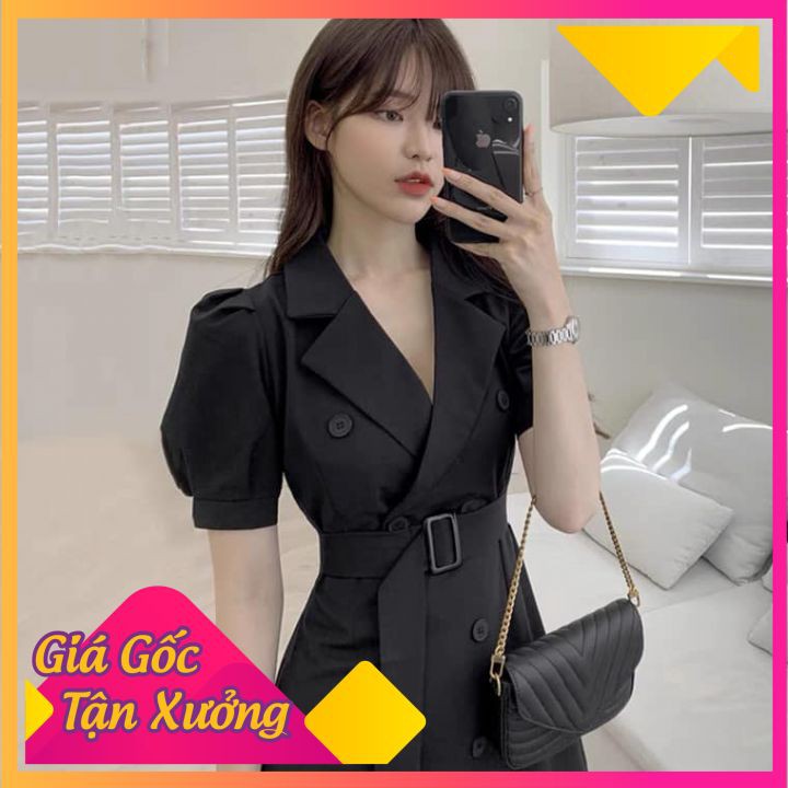 Ord Taobao - Váy vest vạt chéo 💙💙 GIẢM GIÁ SỐC 💙💙 phù hợp cho đi tiệc, đi làm, đi chơi