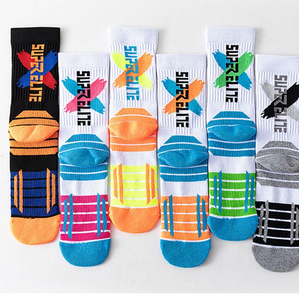 MIQUEL Vớ Bóng Rổ Unisex Đơn Giản Thoải Mái Nhiều Màu Sắc
