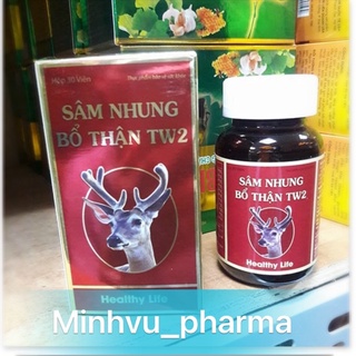 Sâm nhung bổ thận TW2 (hộp 30 viên)