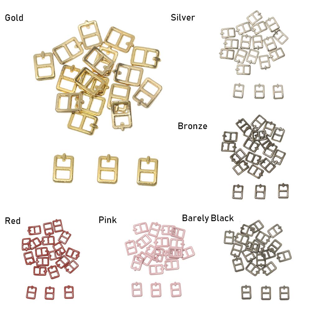 Set 20 / 40 nút khóa ba mặt 13 màu 2.5mm bền bỉ dùng làm đồ thủ công cao cấp