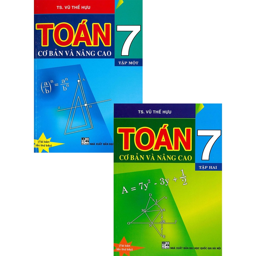 Sách - Toán cơ bản và nâng cao 7 tập 1 , tập 2