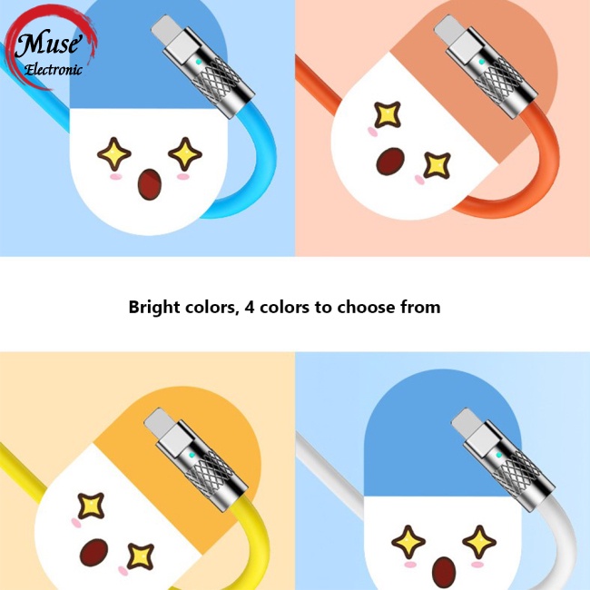 Dây Cáp Sạc Nhanh Type-c 120w 6a Bằng Silicon Cho Iphone