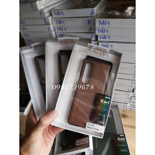 Ốp lưng X-Level da Leather cho Samsung Galaxy Z Fold 2/Z fold 3/Z fold 4