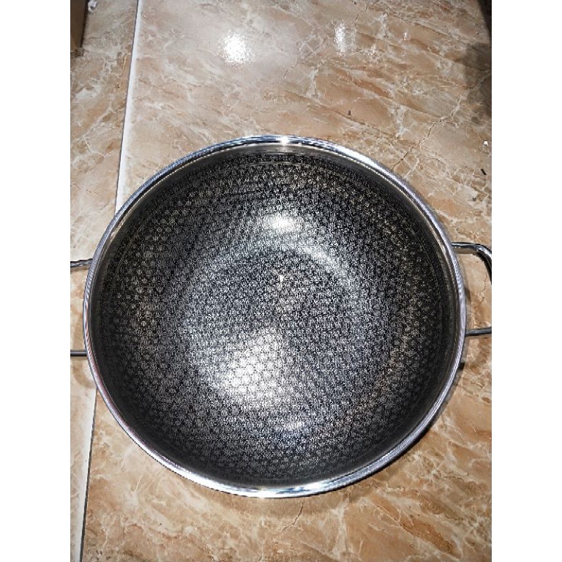 Chảo vân đá tổ ong chống dính hàn quốc hàng chính hãng 30cm