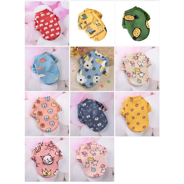 Áo chó mèo kiểu dáng mới dễ thương cute ấm áp