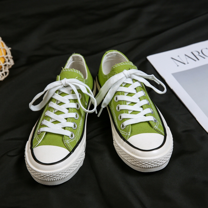 CONVERSE Giày Thể Thao Canvas Cổ Thấp Phong Cách Harajuku Cho Nữ