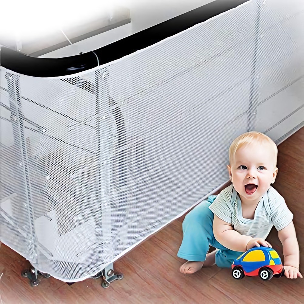 Tấm Lưới Dày Chắn Cầu Thang Bảo Vệ An Toàn Cho Bé Sự Bảo Vệ