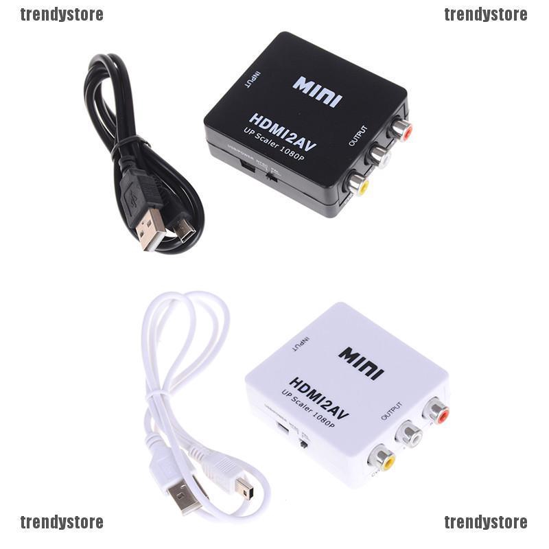 Bộ ChuyểN ĐổI Âm Thanh / Video Mini HDMI2AV Sang AV RCA CVBS 1080P