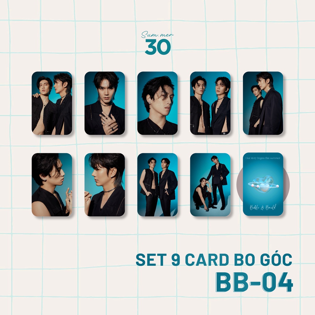 Sum.mer30 -  SET 9 CARD BO GÓC BuildBible - KINNPORSCHE