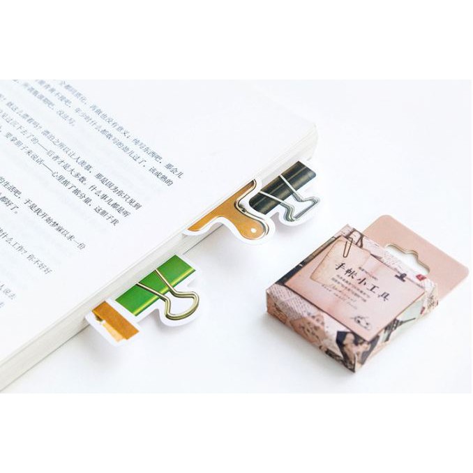 Bộ 45 Sticker Kẹp Ghim Trang Trí Sách E56