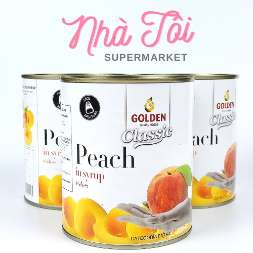 Đào Ngâm Golden Classic 820g – Peach In Syrup Golden Classic 820g