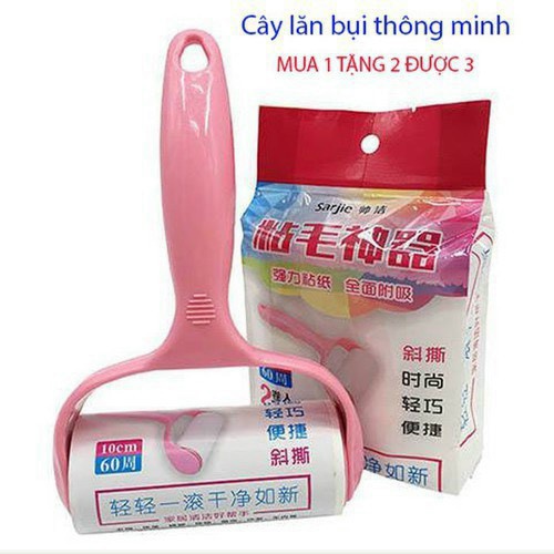 [ MUA 1 TẶNG 2 ĐƯỢC 3 Cây Lăn Bụi Hồng Làm Sạch Quần Áo Ga Giường Ghế Sofa