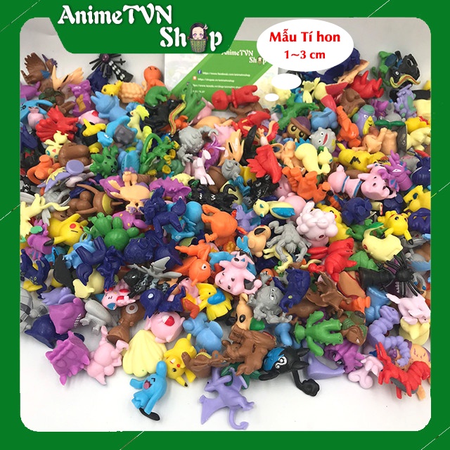 Mô hình tí hon Pokemon - Bửu bối thần kì dễ thương bằng nhựa nhỏ gọn