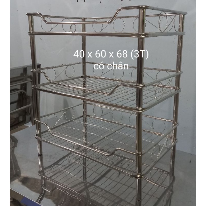 kệ chén inox 3 Tầng