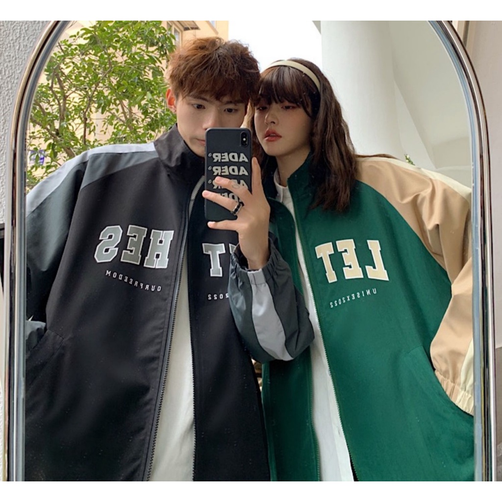 Áo Khoác Bomber Dù LETHES Nam Nữ Form Rộng 2 Lớp, Áo Khoác Ulzzang Unisex Bóng Chày Thời Trang - MICHAA