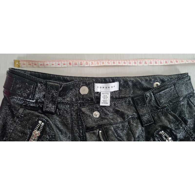 Quần Da Bóng Topshop Authentic UK6