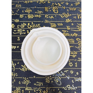 Chén thạch cao , chén đất nấu vàng bạc