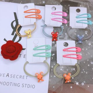 SET 3 CHI TIẾT KẸP BẤM TÓC VÀ CỘT TÓC