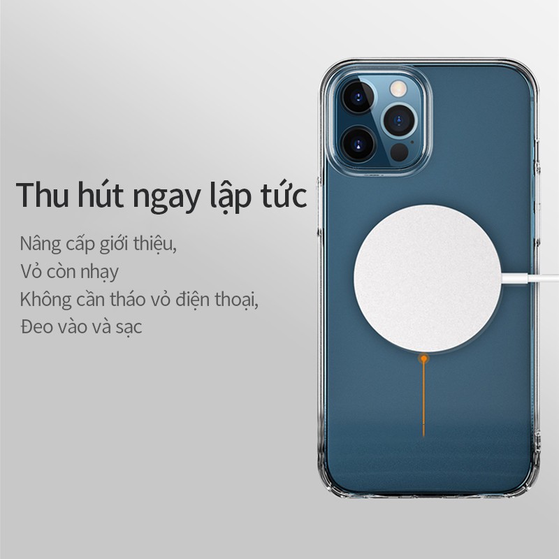 Đế sạc không dây từ tính MagSafe cho iPhone 12/12pro/11/11pro