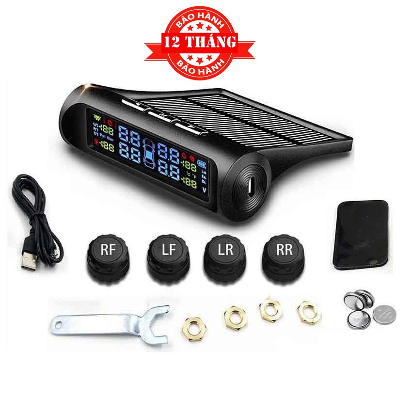 Cảm biến áp suất lốp tpms van ngoài pin năng lượng mặt trời