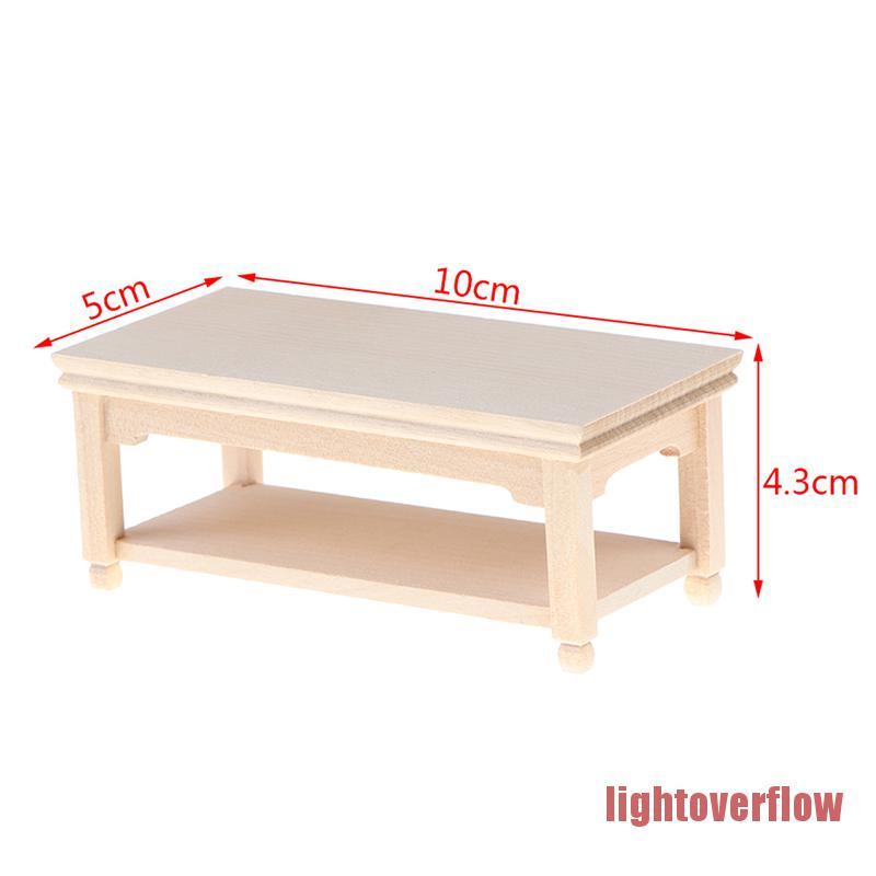 Mô Hình Bàn Trà Mini Tỉ Lệ 1: 12 Trang Trí Nhà Búp Bê