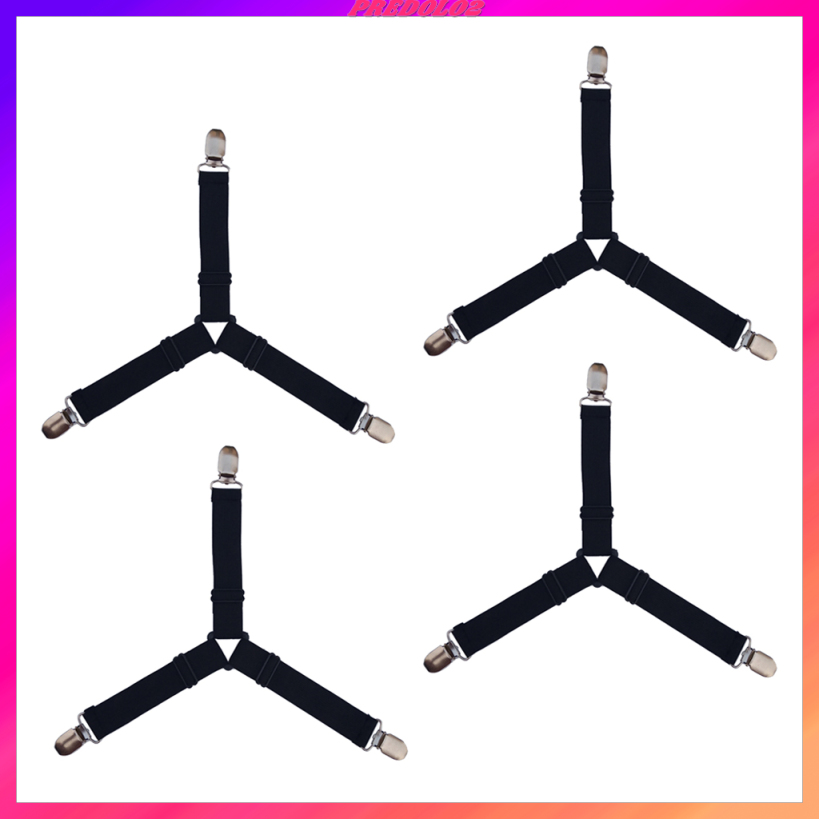 Bộ 4 Dây Đai Cố Định Ga Trải Giường Hình Tam Giác (Predolo2)