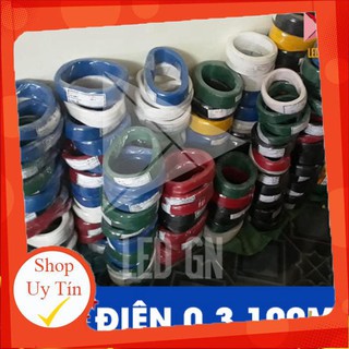 Flash sale dây điện đơn 0.3 - lõi đồng hot