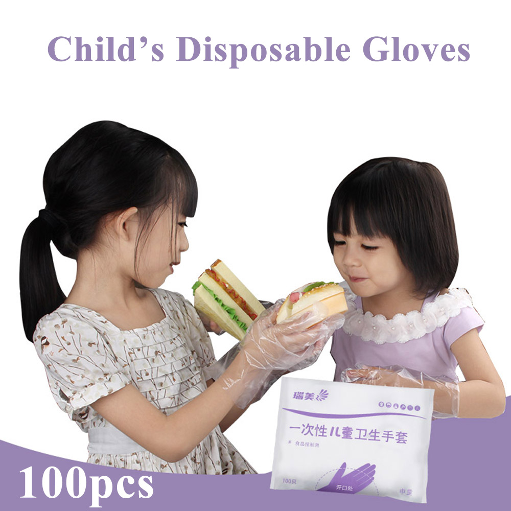 Set 100 găng tay sử dụng một lần cho bé