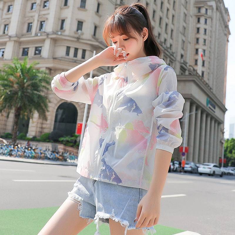Áo Khoác Chống Nắng Kiểu Dáng Đơn Giản Phong Cách Thời Trang Hàn Quốc Cho Nữ