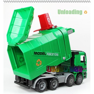 Mô hình xe tải chở rác hàng khủng 1:22