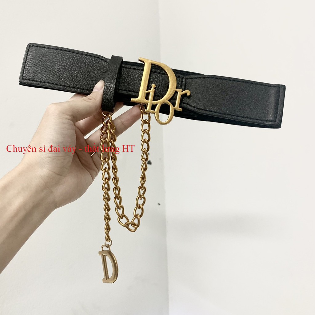 Đai váy belt KÈM CHAIN 4cm X Y G D