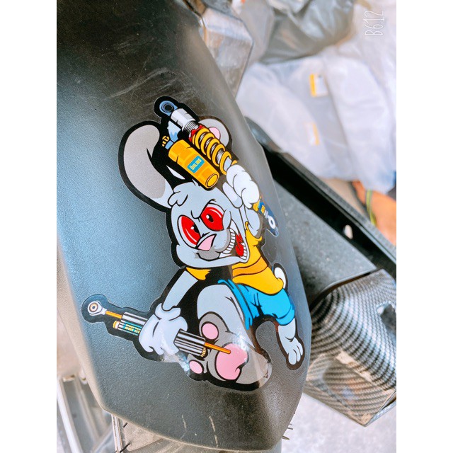 Tem Giấy Dán Xe