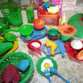 Combo tranh va bộ nau an cho be