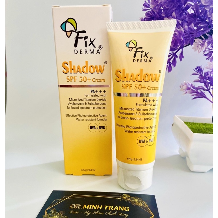 [ Chính Hãng]Kem chống nắng Fixderma Shadow spf 50+/ spf30+