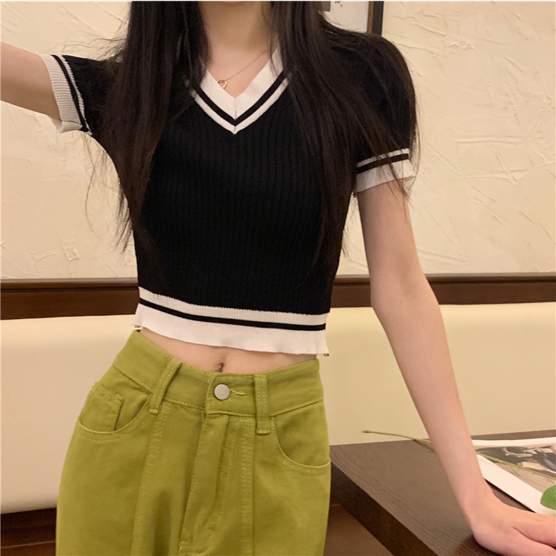 NRVP Áo Trễ Vai NgắN Tay ThờI Trang Cho Nữ