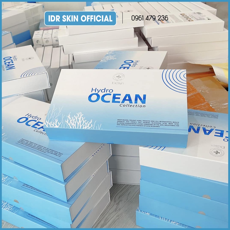 Bộ Hydro Ocean Collection IDr Skin giúp cấp ẩm và trắng sáng chuyên sâu