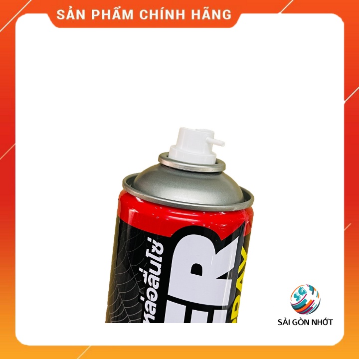 [TẶNG BÀN CHẢI] Xịt dưỡng sên Spider Spray + Xịt vệ sinh sên Wow Spray 600ml LUBE71 Thái Lan - cao cấp