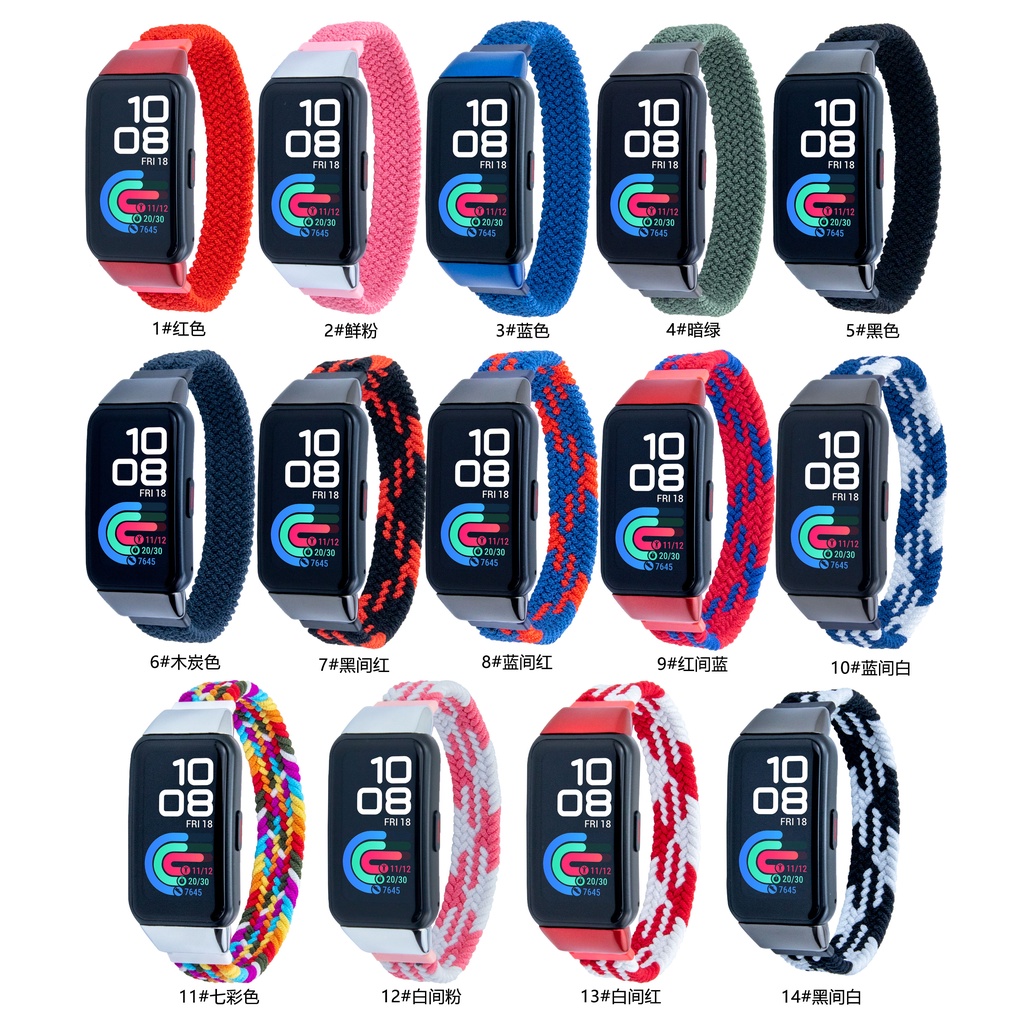 Dây Đeo Nylon Thay Thế Cho Đồng Hồ Thông Minh Huawei Band 7 / 6 Honor Band 6