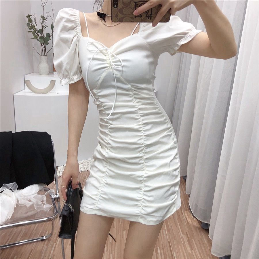 Đầm Nữ Dáng Chữ A Hở Vai Thời Trang Quyến Rũ