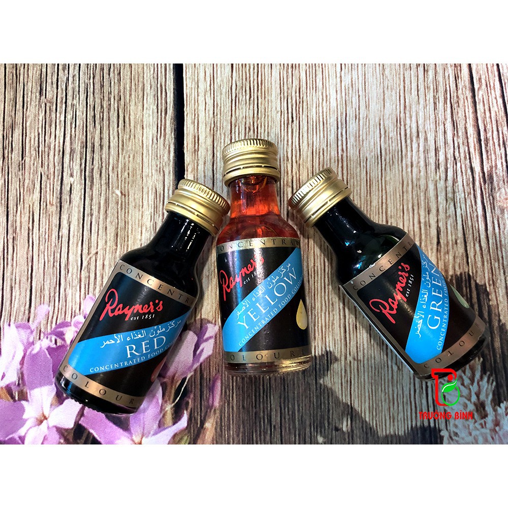 Màu thực phẩm rayner 28ml