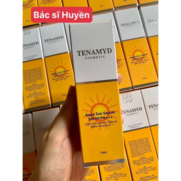 Kem Chống Nắng Tinh Chất Tenamyd Aqua Sun Serum SPF 50/ PA+++ Tuýp 70ml