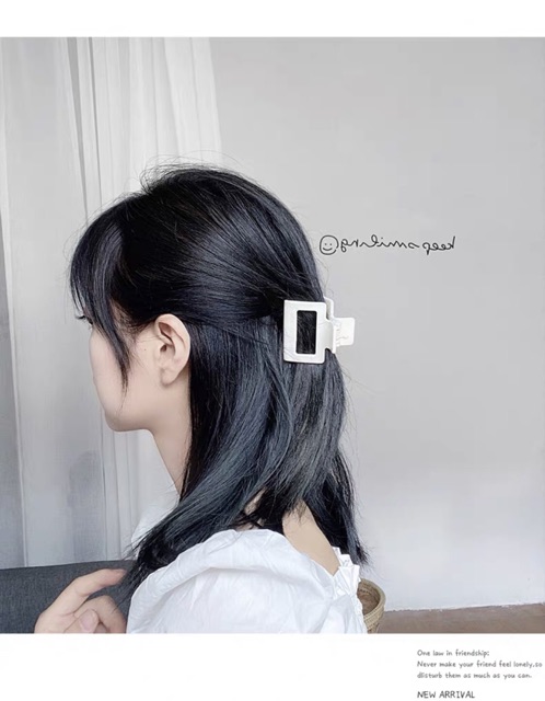 Kẹp tóc càng cua hot trend hình chữ nhật cỡ nhỏ